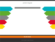 Tablet Screenshot of praxis-sieg.de